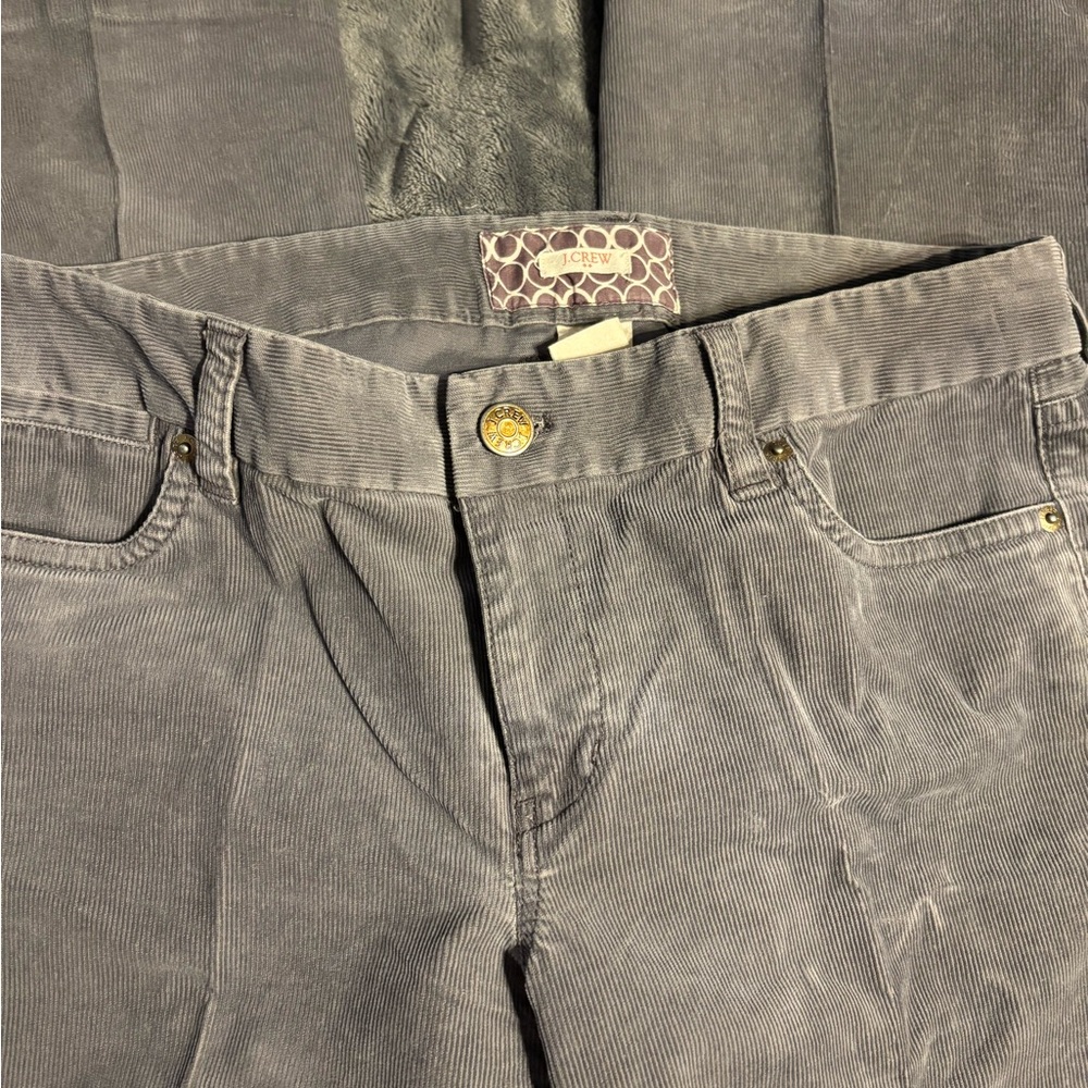 Vintage Grey corduroy : J Crew Unisex Pants. Not sure the age.